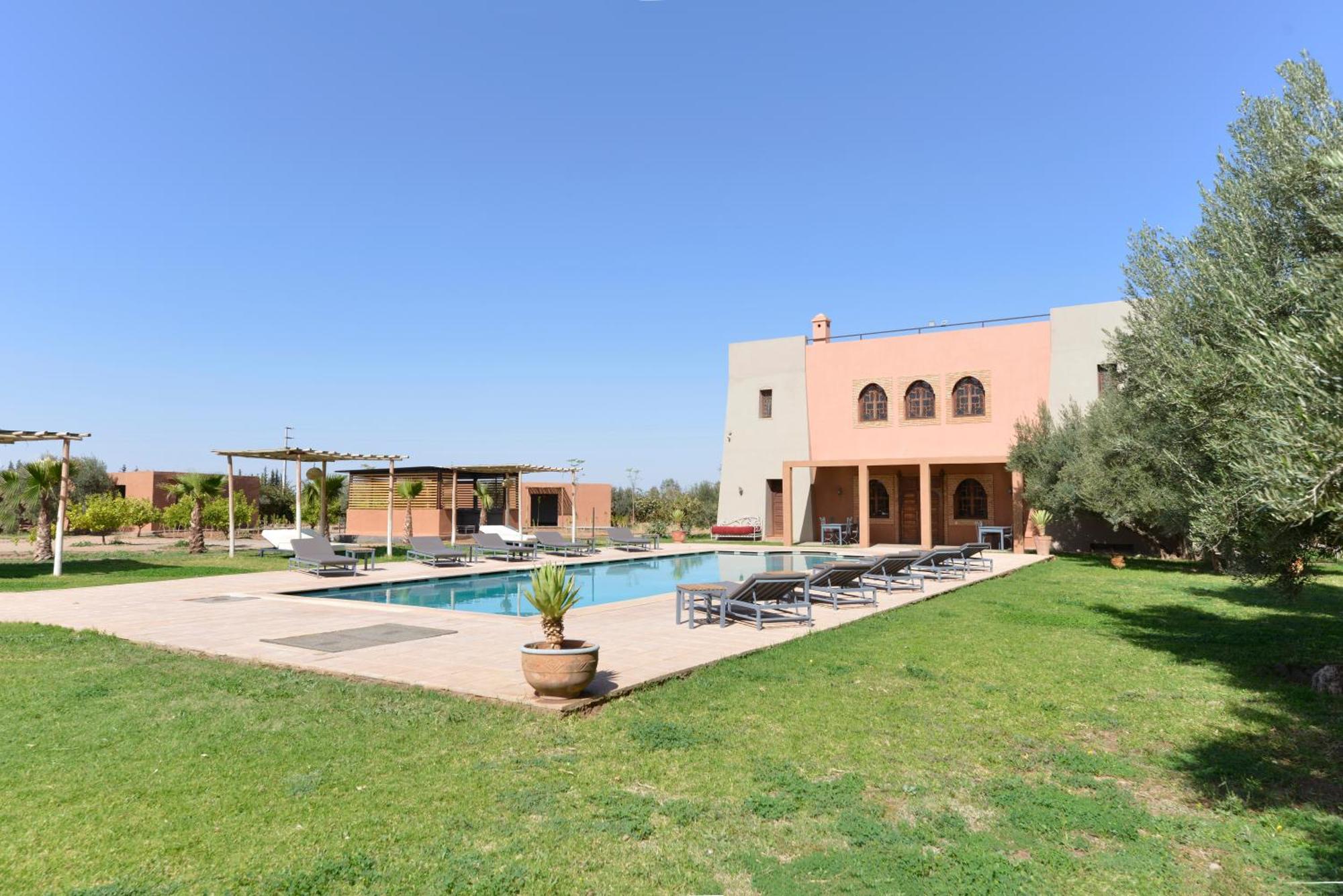 Villa Agora, Villa A La Campagne Proche Marrakech Sidi Abdallah Ghiat Exterior foto